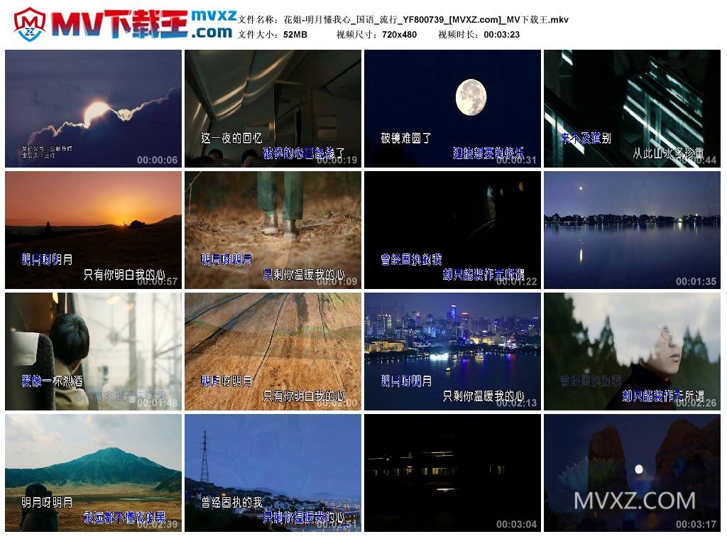 花姐-明月懂我心_国语_流行_YF800739